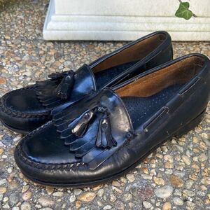 COPY - Vintage Bass Weejuns LAYTON black kiltie tassel loafers 7.5 D